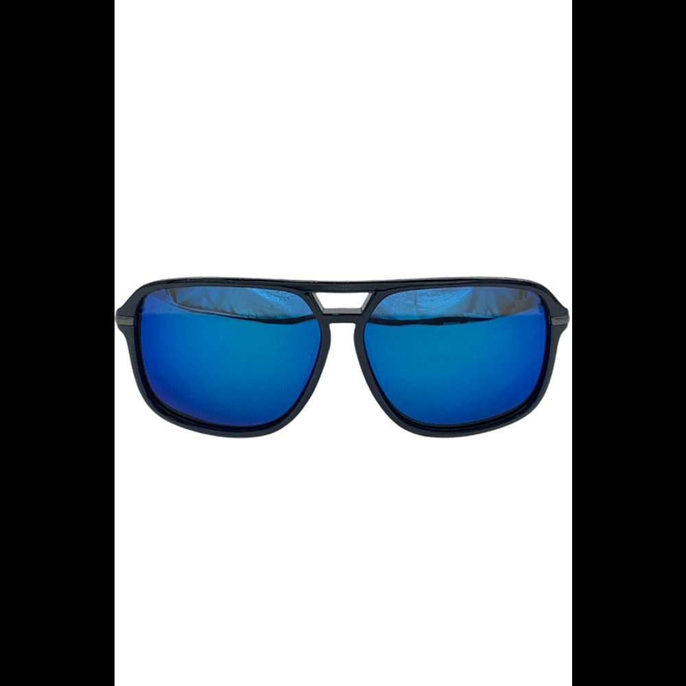 Simplify Men's Polarized Aviator Sunglasses Reed Black/Blue